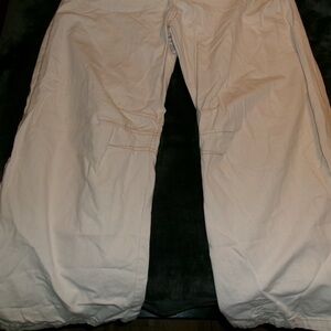 Men's Beige Utility Pants - Lightweight Casual Trousers
